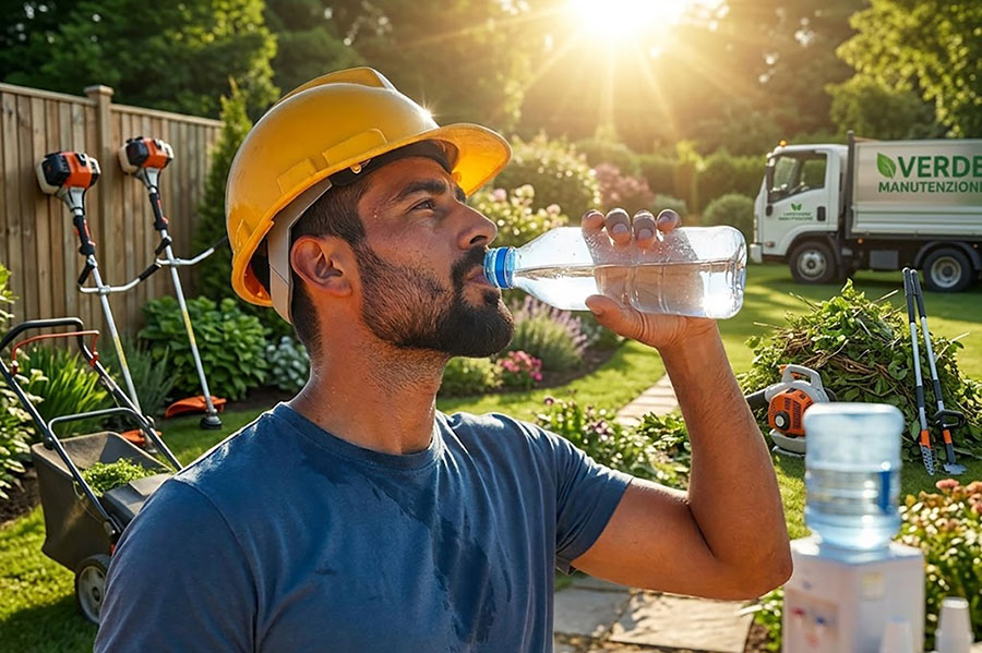 pausa lavoro per il caldo